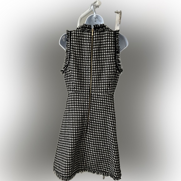 Kate Spade Black and White Ruffled Sleeveless Dress - Picture 2 of 3